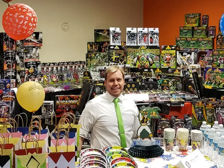 Michael Nilsen smiling among his collection tcm  e