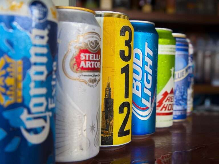 cans, beer, alcohol