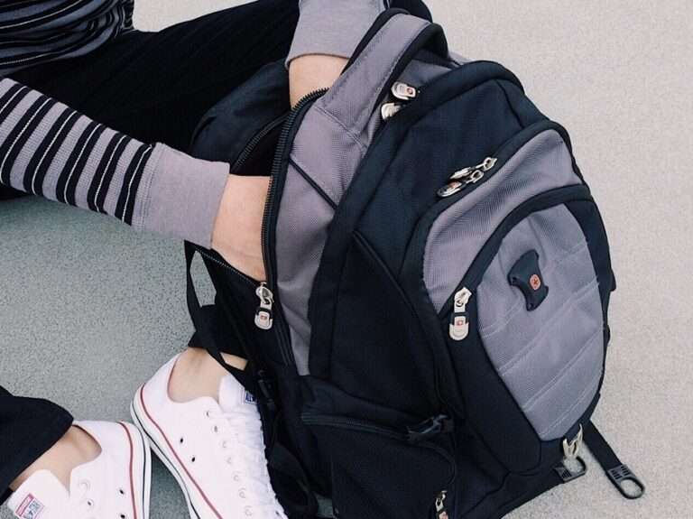 student, school, backpack