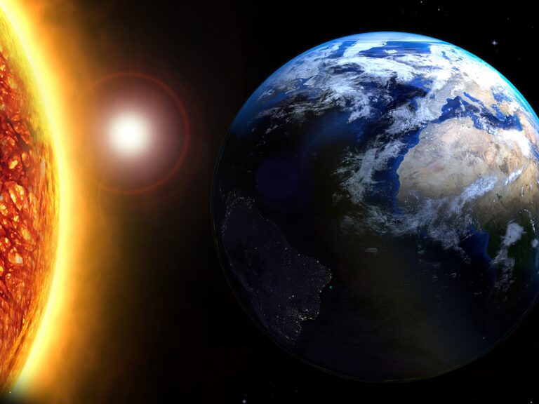 sun, stars, earth