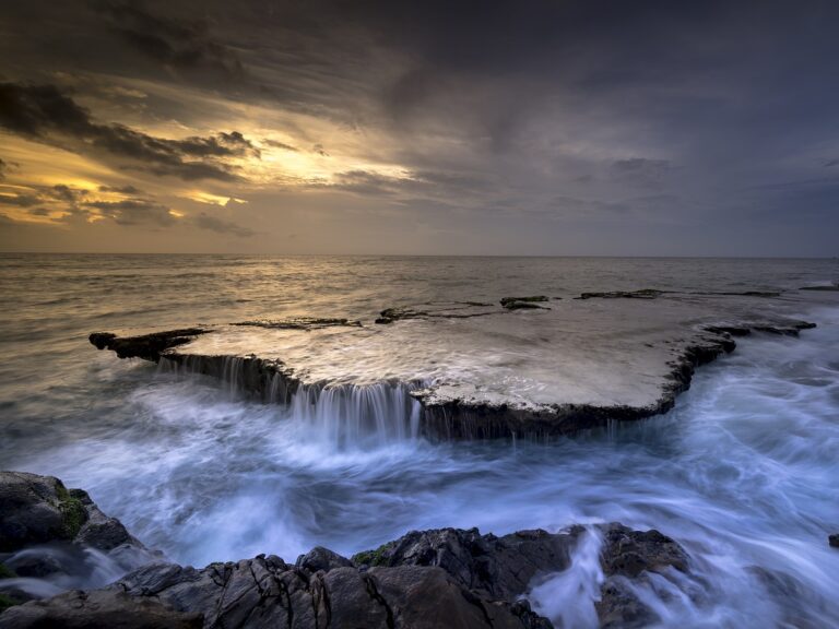 sea, tide, reef