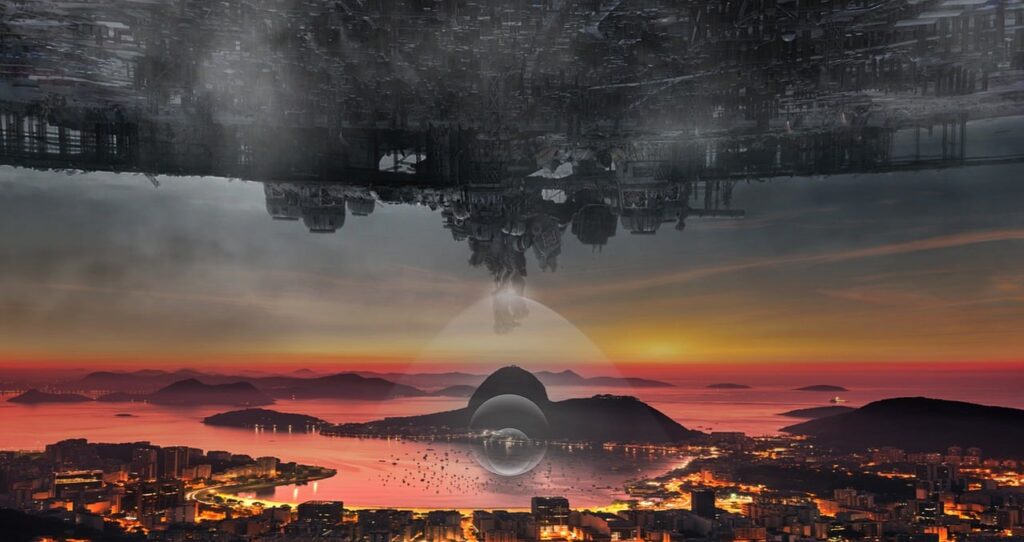 city, sci-fi, futuristic