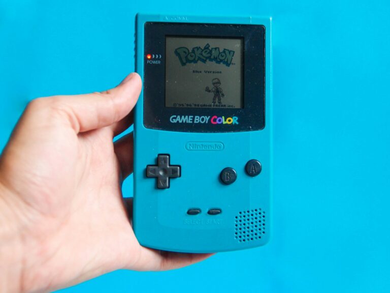 blue and black digital device